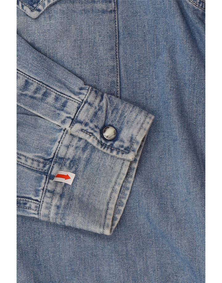 LEVI'S Chemise en Jean Homme Bleu Large Coton