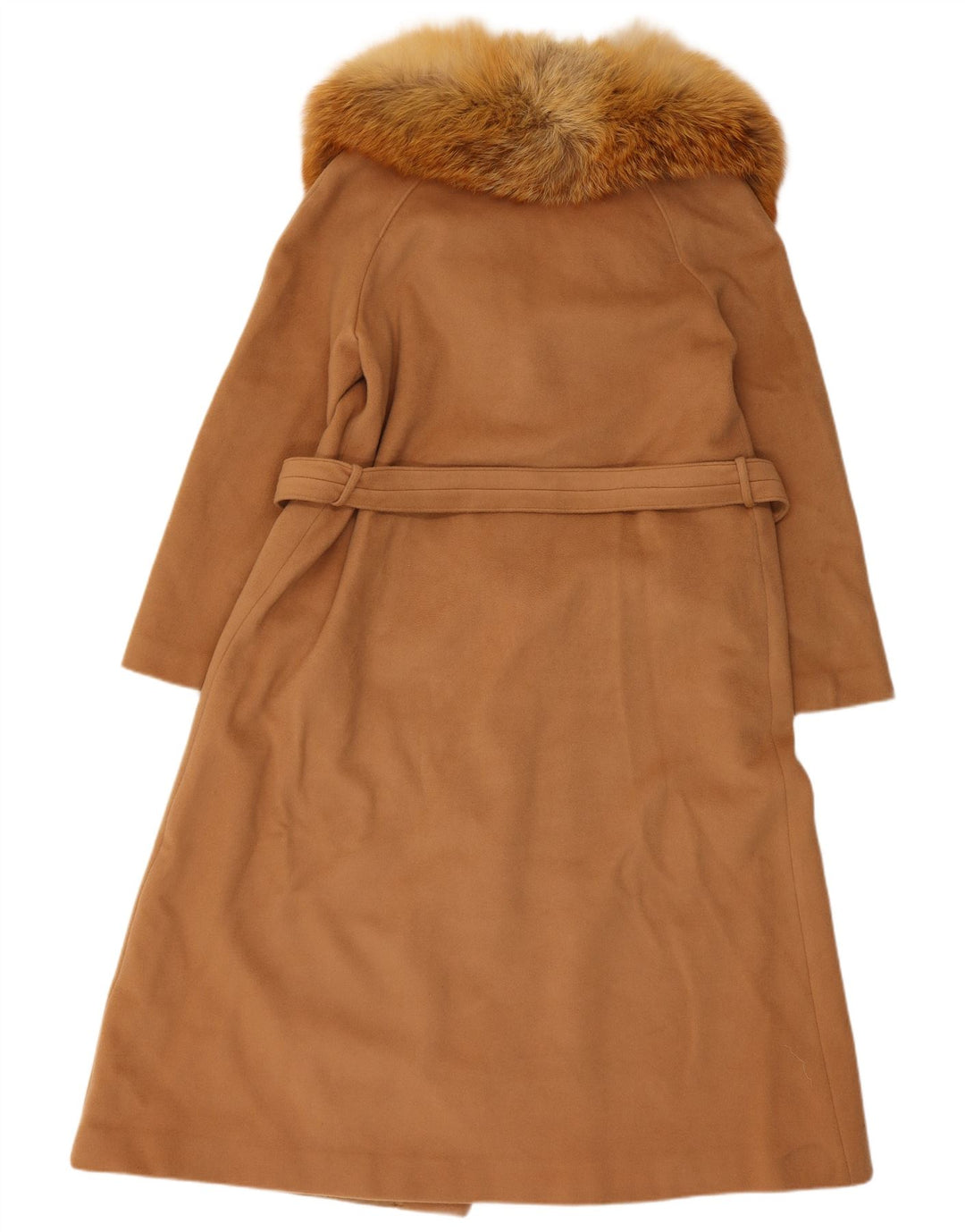 Micheli Manteau Femme UK 14 Laine Marron Moyen