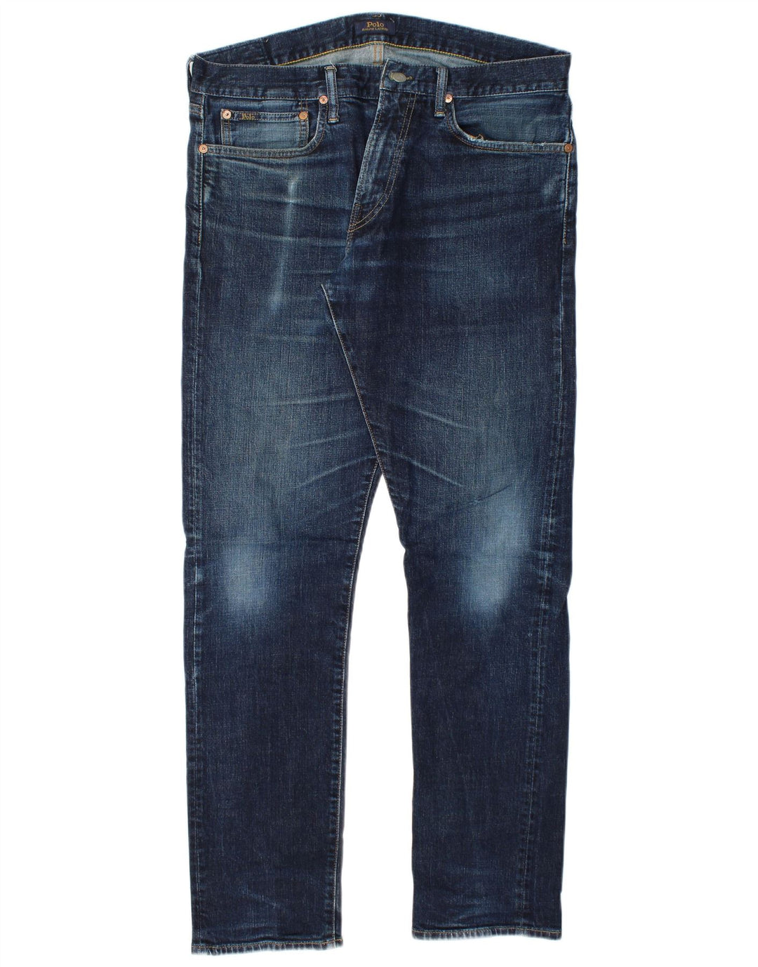 POLO RALPH LAUREN Jean Slim Homme W34 L32 Bleu Coton