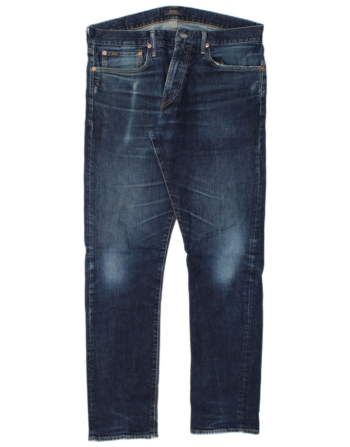 POLO RALPH LAUREN Jean Slim Homme W34 L32 Bleu Coton