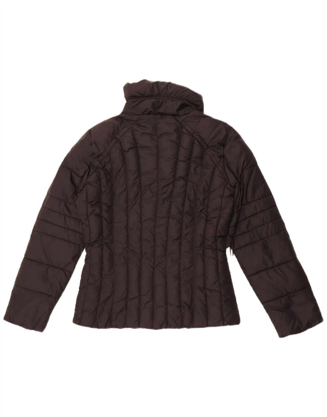 Zara Veste matelassée pour femme UK 14 Medium Noir Polyester
