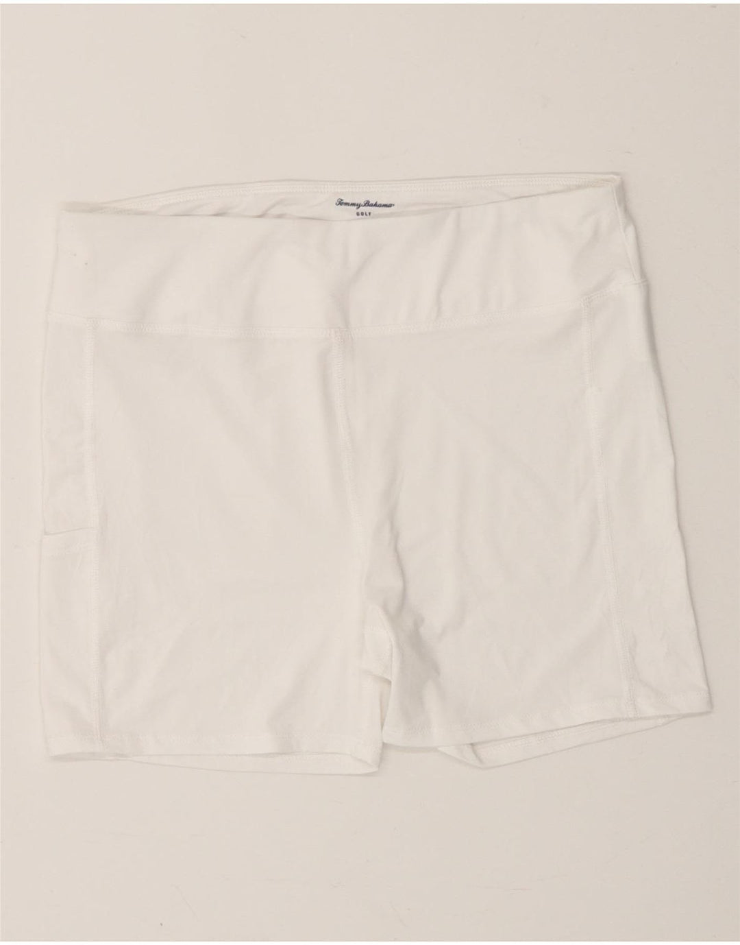 TOMMY BAHAMA Womens Golf Sport Shorts UK 14 Large  White Polyester Vintage Tommy Bahama and Second-Hand Tommy Bahama from Messina Hembry 