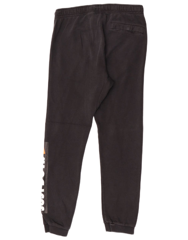 Nike Pantalon de survêtement graphique pour homme en coton noir moyen