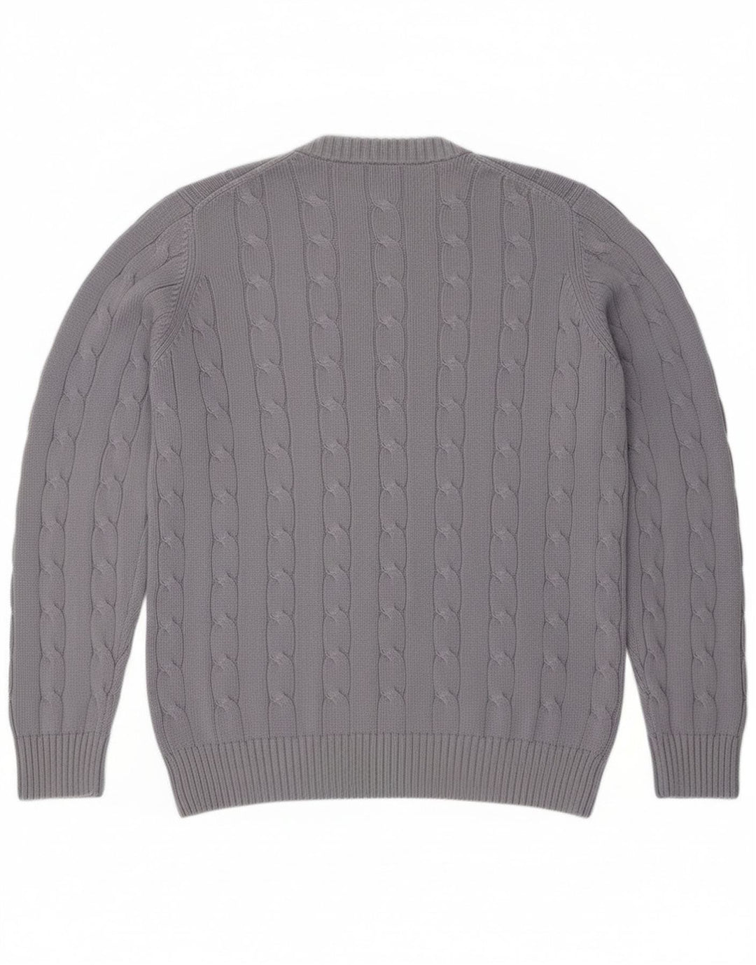 Jaeger Pull col rond homme gris moyen coton