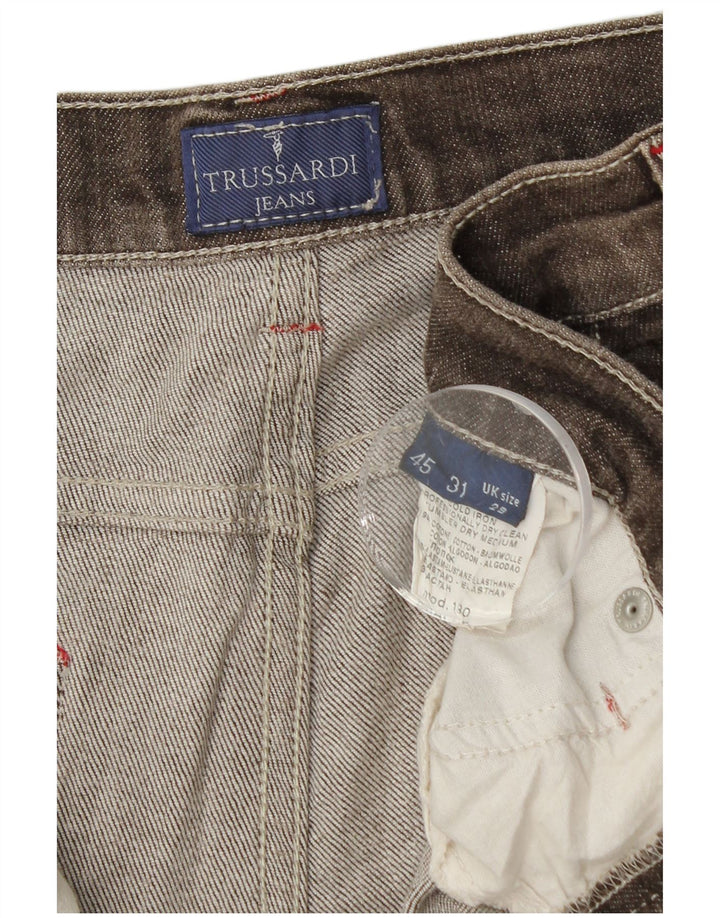 TRUSSARDI Jean Droit Homme W29 L31 Marron Coton