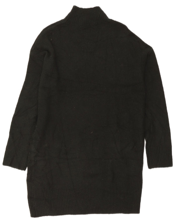 Oasis Robe pull surdimensionnée à manches longues pour femme UK 14 Acrylique noir moyen