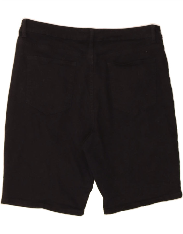 LEE Womens Denim Shorts US 18 2XL W38  Black Cotton Vintage Lee and Second-Hand Lee from Messina Hembry 