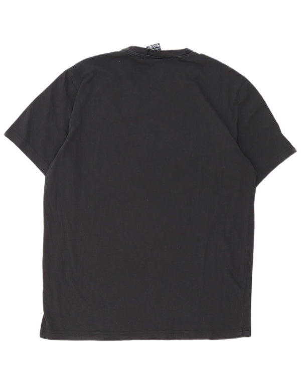 Champion Mens Graphic T-Shirt Top XL Black Colourblock
