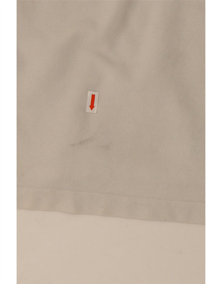 NIKE Polo Homme XL Blanc Coton