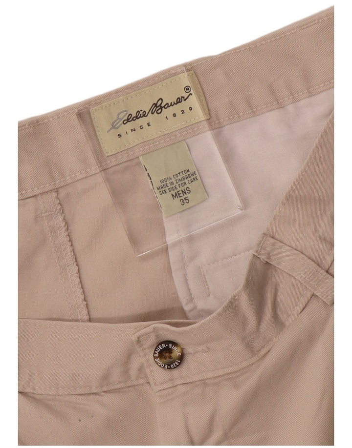 EDDIE BAUER Short Chino Pegged Homme W35 Grand Coton Beige