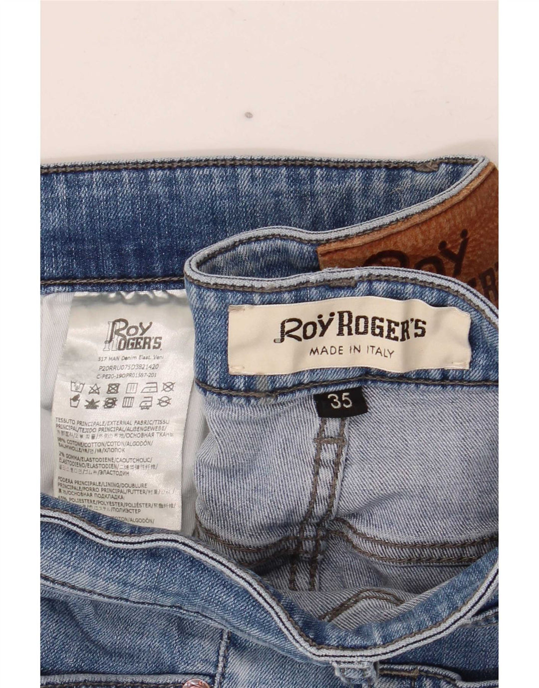 Roy Rogers Jean skinny femme W35 L32 bleu