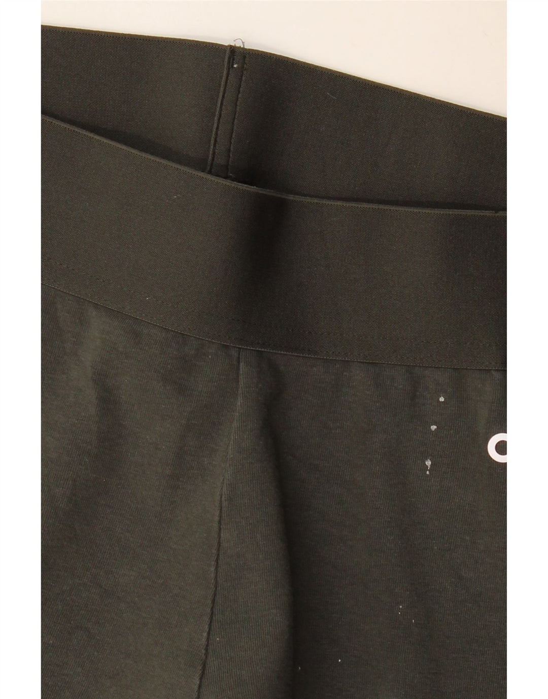 Adidas Leggings Femme UK 12/14 Coton Kaki Moyen