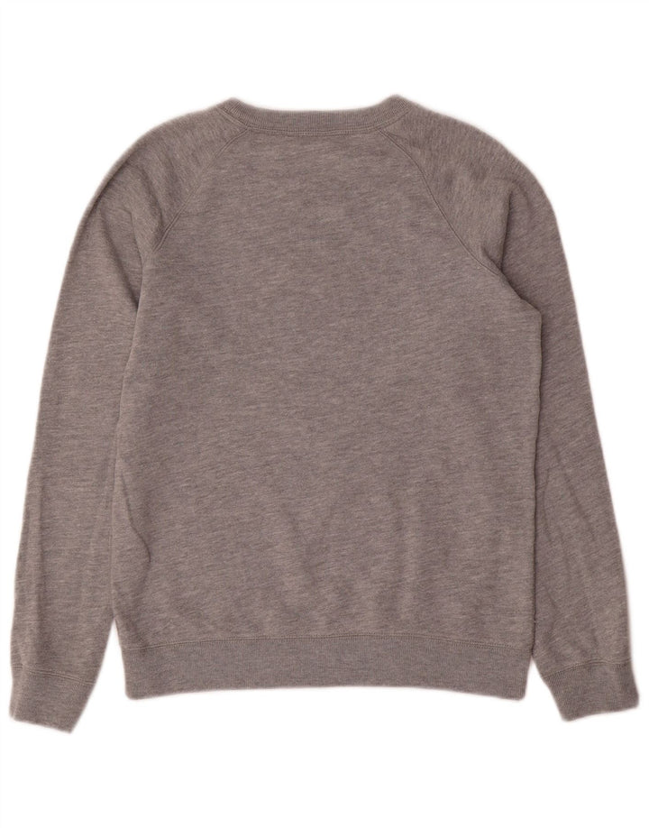 JACK WILLS Sweat-shirt pour femme UK 10 Petit coton moucheté gris