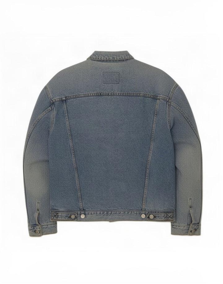 Uniforme Veste en jean pour homme UK 40 Large Bleu