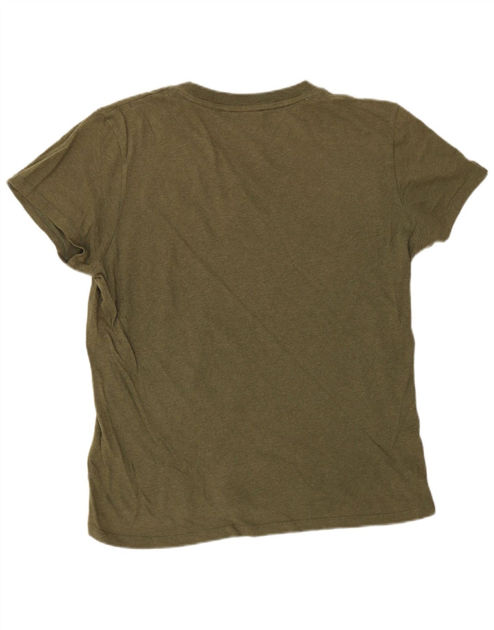 Superdry T-Shirt Homme Kaki Moyen Coton