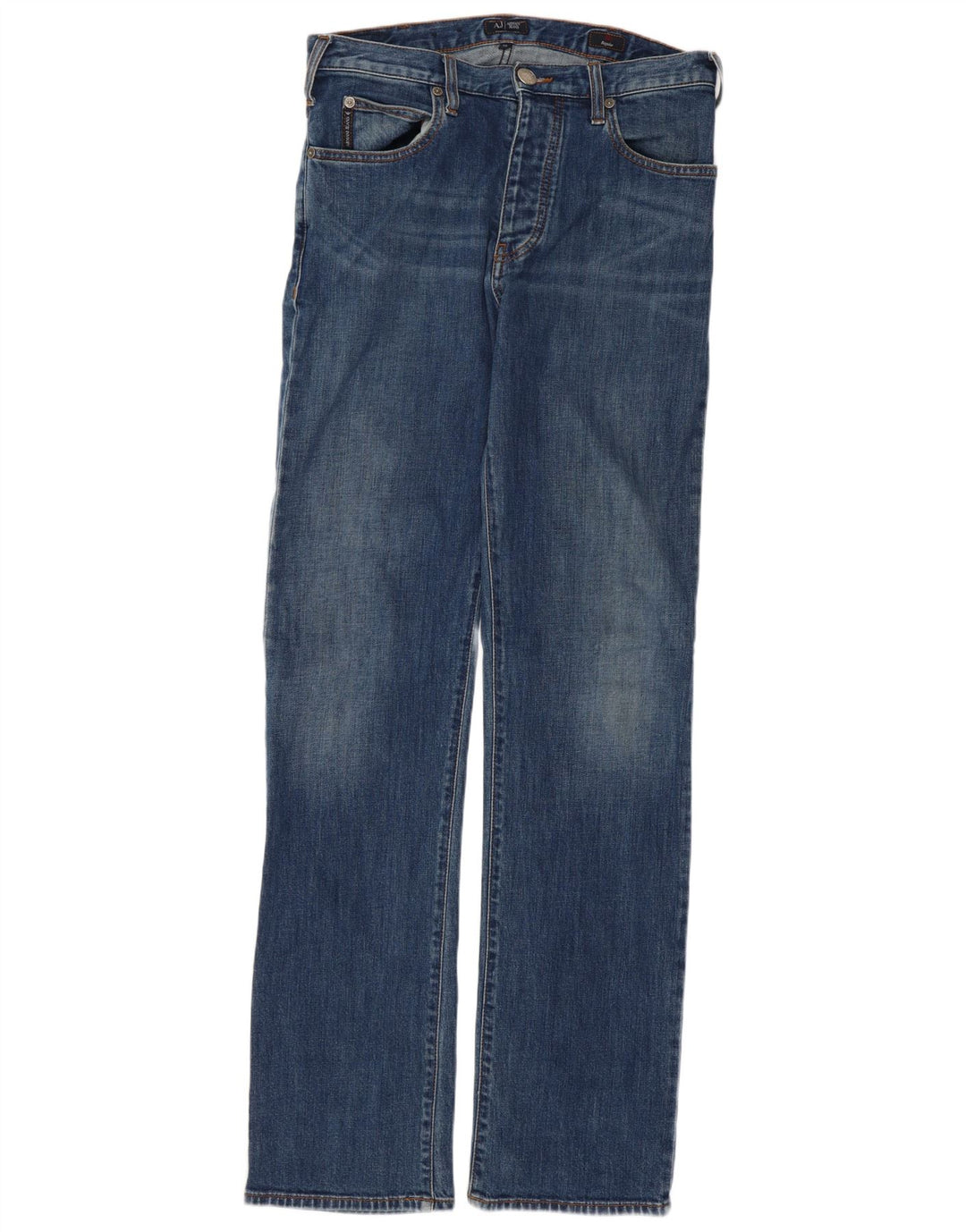 Armani Jean droit W30 L32 bleu coton homme
