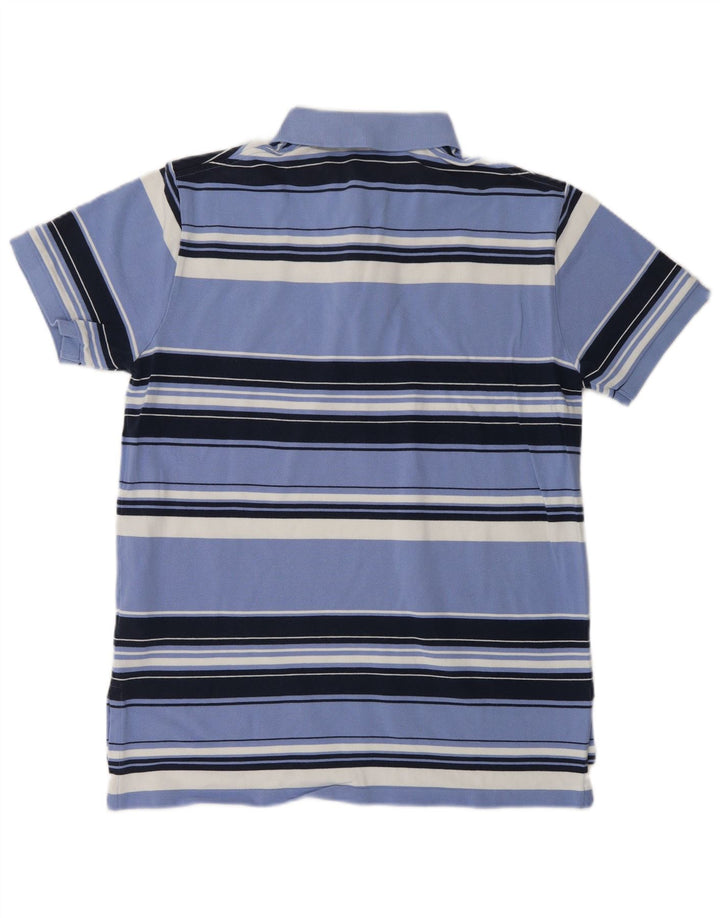 POLO RALPH LAUREN Polo Homme Coupe Personnalisée Coton Rayé Bleu Moyen