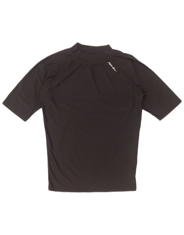 Maui and Sons T-Shirt Femme Top UK 14 Large Noir Polyamide