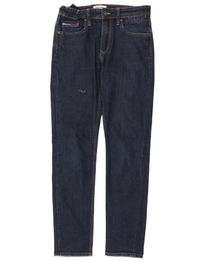 TOMMY HILFIGER Jean Slim Garçon 13-14 ans W26 L29 Bleu Coton