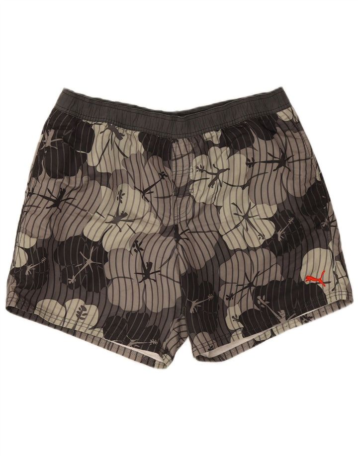 Puma Short de bain homme grand gris floral