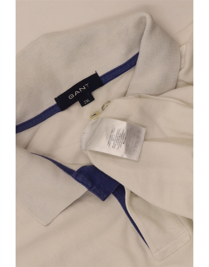 Gant Polo Homme 2XL Blanc Coton Classique
