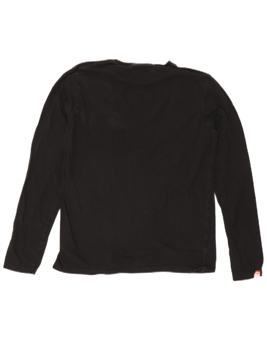 Superdry Haut à manches longues pour homme en coton noir Large