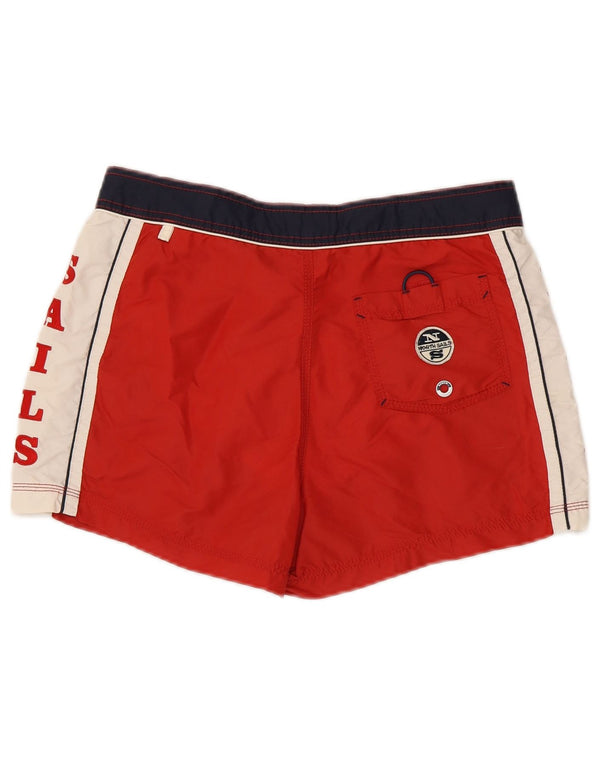 North Sails Short de Bain Graphique Homme Petit Rouge Polyamide Colorblock