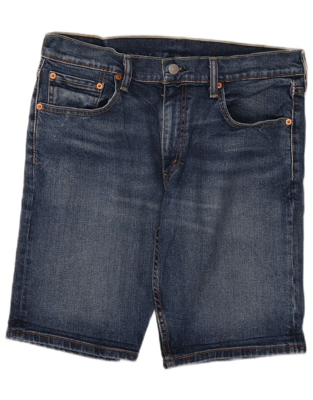 LEVI'S Short en Jean 502 W32 Homme Bleu Moyen Coton
