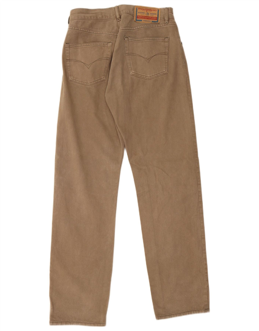 Diesel Jean droit homme W32 L33 marron coton