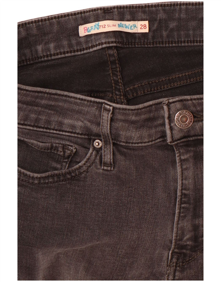 Levi's Jean Slim 712 Femme W28 L30 Gris