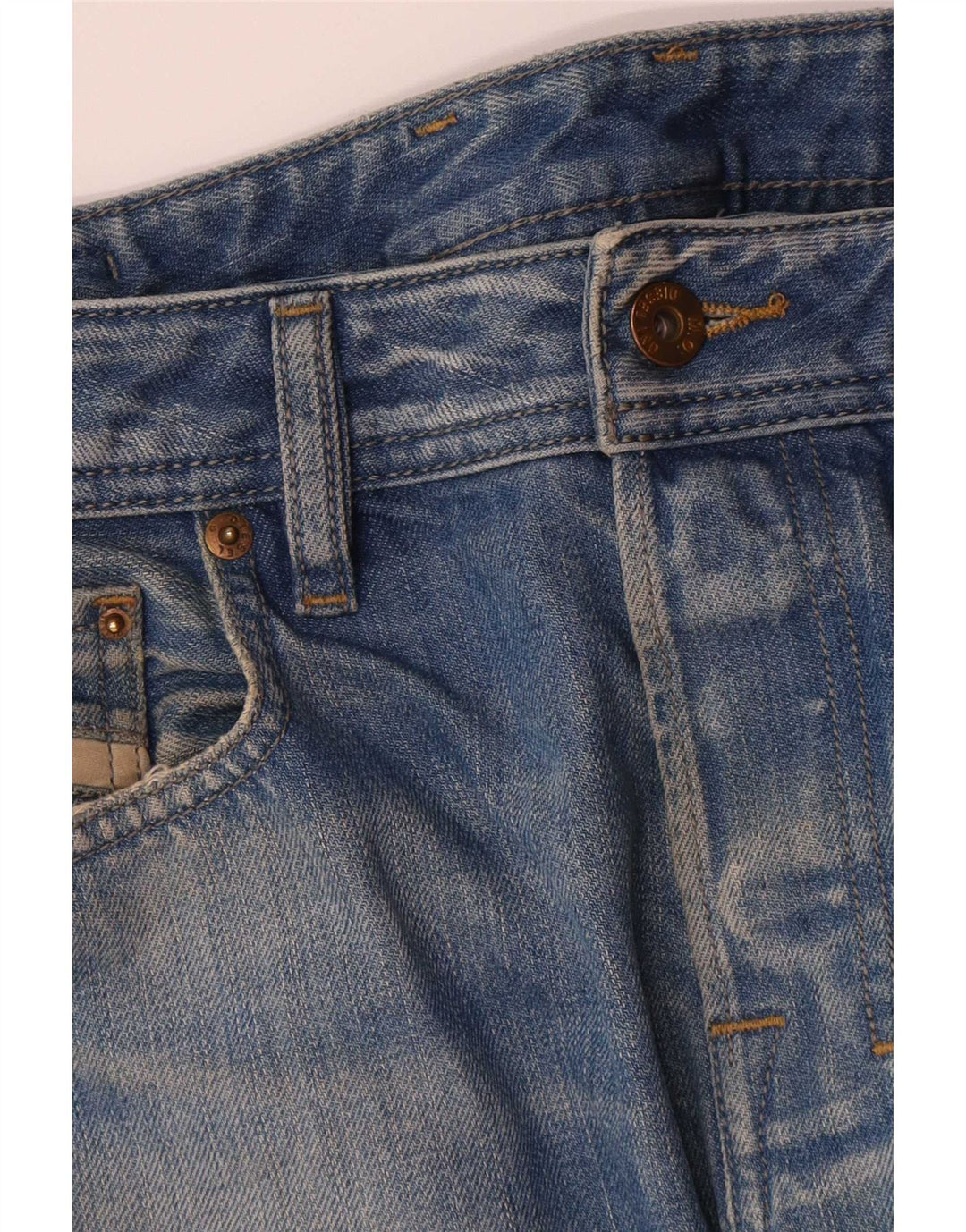 Diesel Jean Bootcut Zatiny Regular Homme W30 L30 Bleu Coton