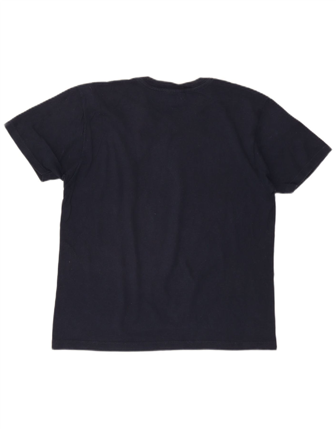 CHAMPION T-Shirt Femme Top UK 14 Bleu Marine Moyen Coton