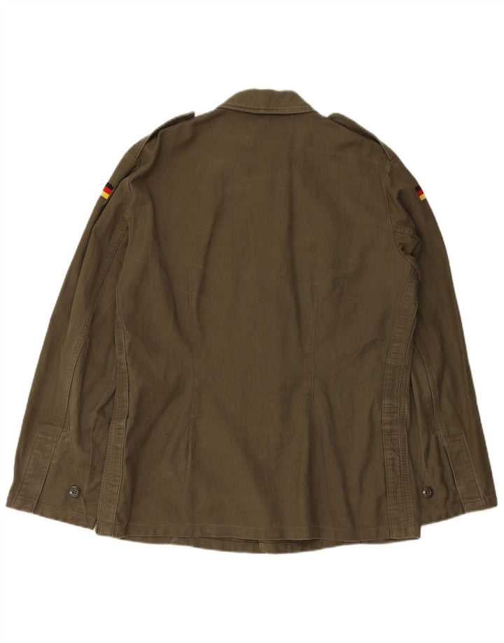 VINTAGE Veste militaire homme UK 36 Petit Vert