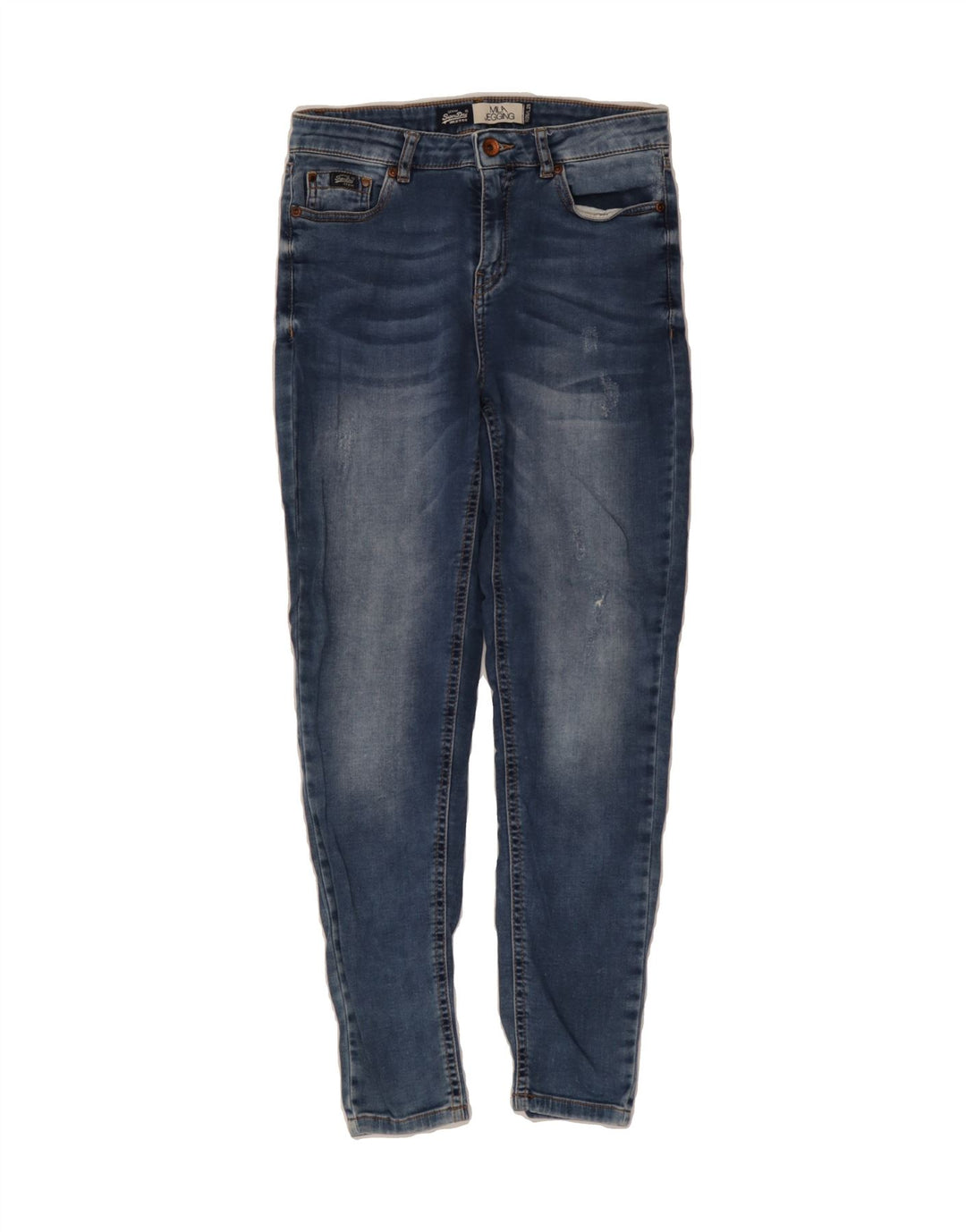 SUPERDRY Womens Jegging Jeans W26 L28 Blue Cotton Vintage Superdry and Second-Hand Superdry from Messina Hembry 