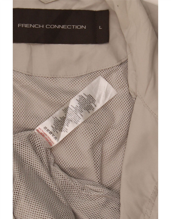 French Connection Veste utilitaire pour hommes UK 40 Large Beige Polyamide