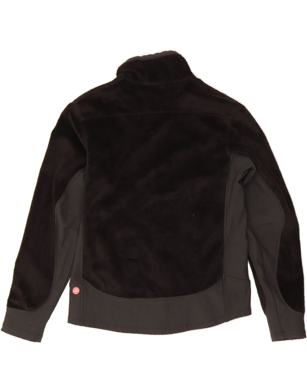 BAILO Womens Fleece Jacket UK 14 Large Black Colourblock Polyester Vintage Bailo and Second-Hand Bailo from Messina Hembry 