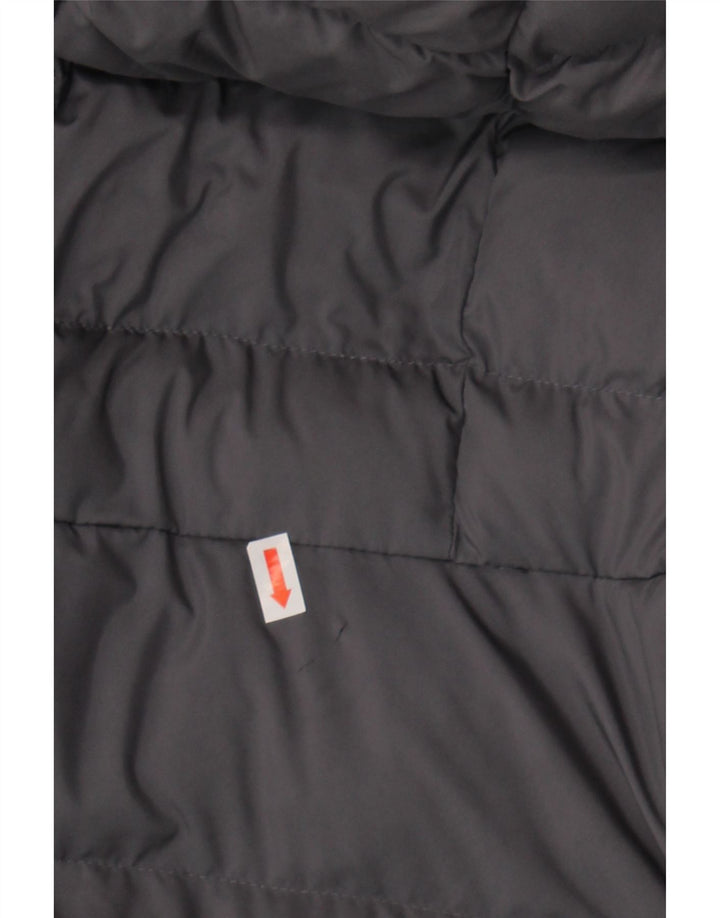 Under Armour Veste matelassée à capuche graphique pour garçon 12-13 ans Gris Colorblock