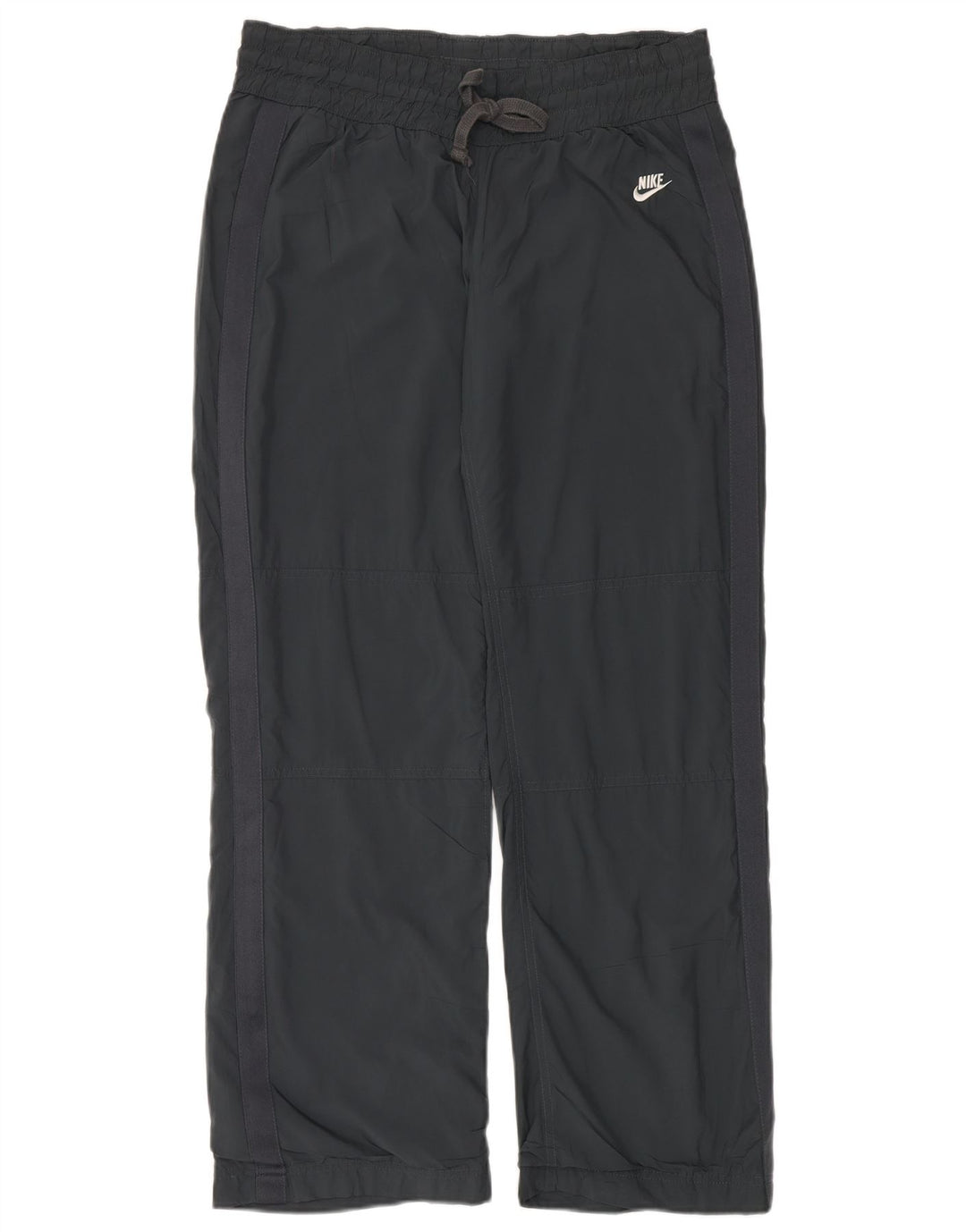 NIKE Womens Tracksuit Trousers US 8/10 Medium  Grey Polyester