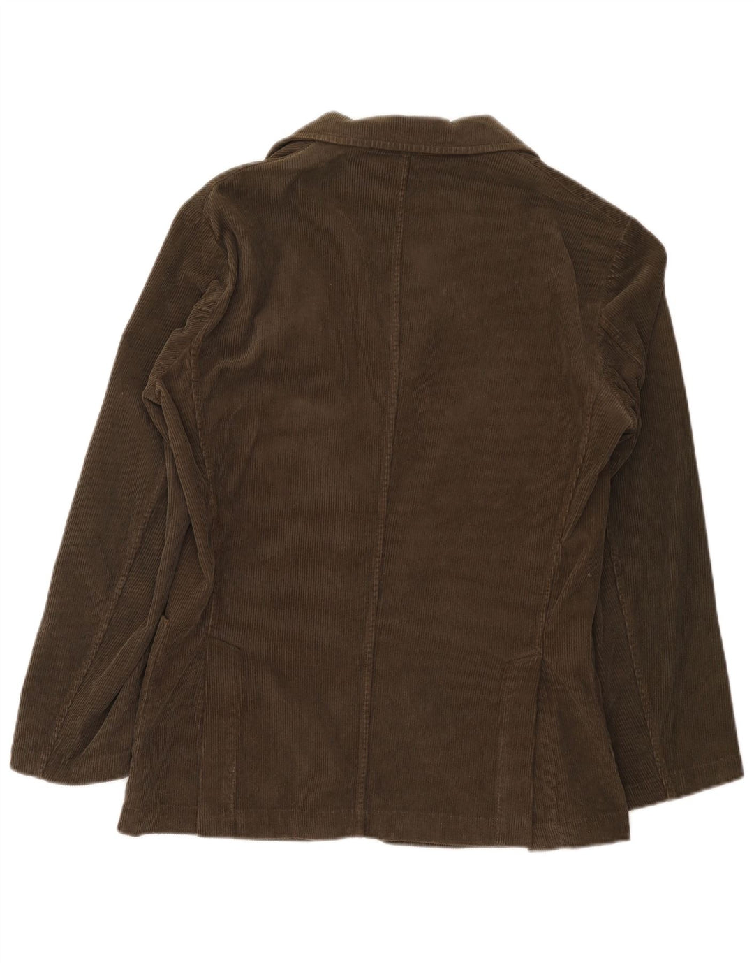 Alberto Aspesi Veste blazer en velours côtelé à 3 boutons pour homme UK 38 Marron moyen