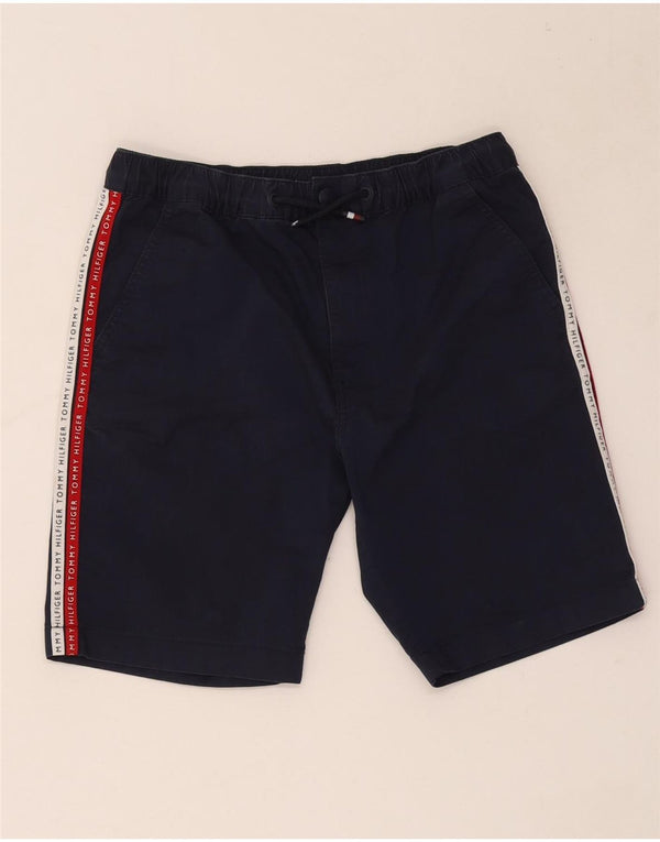 Tommy Hilfiger Short Chino Graphique Homme Medium W32 Bleu Marine Colourblock