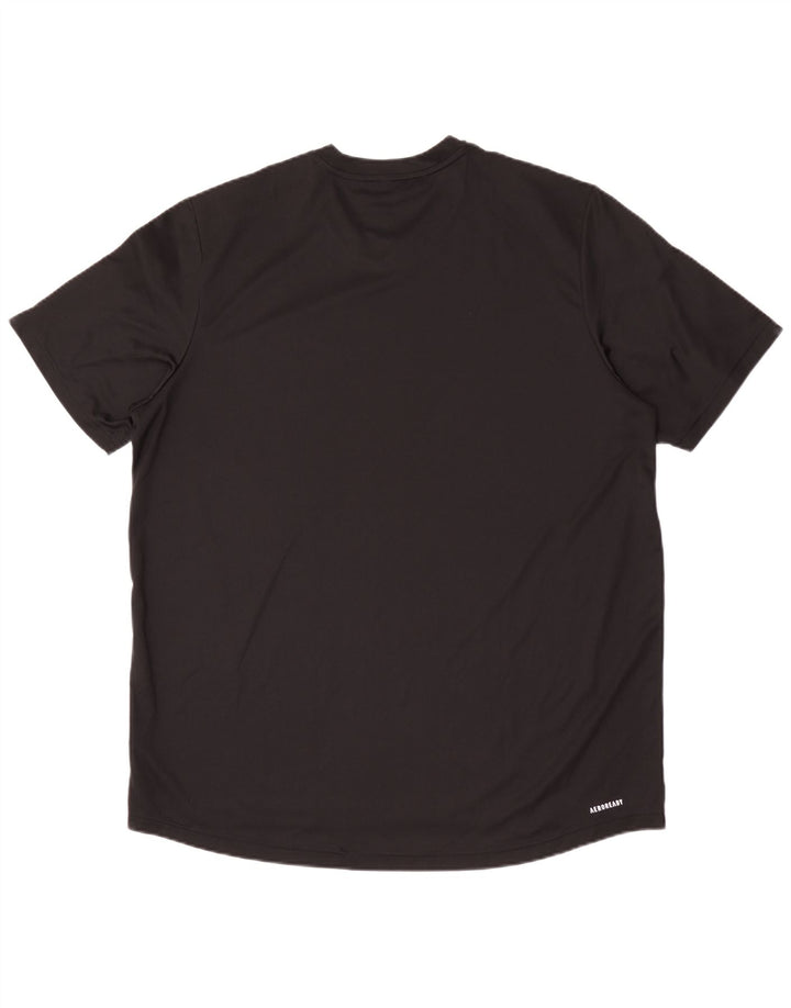 Adidas Hommes Aeroready T-Shirt Top XL Noir Polyester