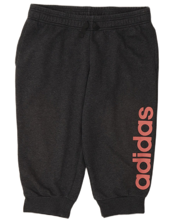 Adidas Pantalon de survêtement Capri graphique pour femme, jogging UK 16/18, grand gris
