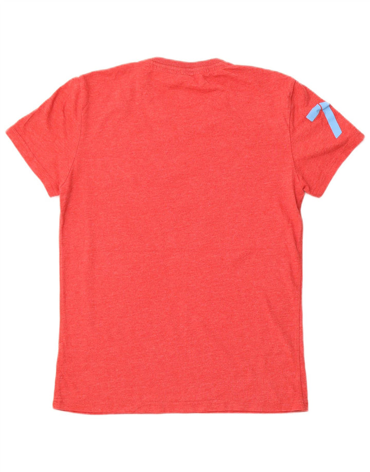 SUPERDRY T-Shirt Graphique Homme Rouge Moyen Coton