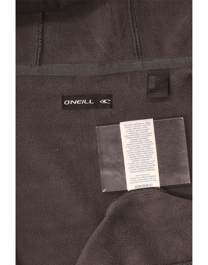 O'Neill Veste coupe-vent à capuche pour femme UK 14 Medium Black Colourblock