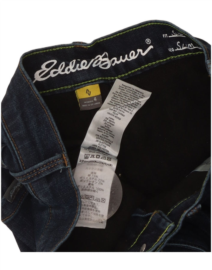 Eddie Bauer Jean slim légèrement courbé pour femme US 4 Small W28 L31 Bleu marine
