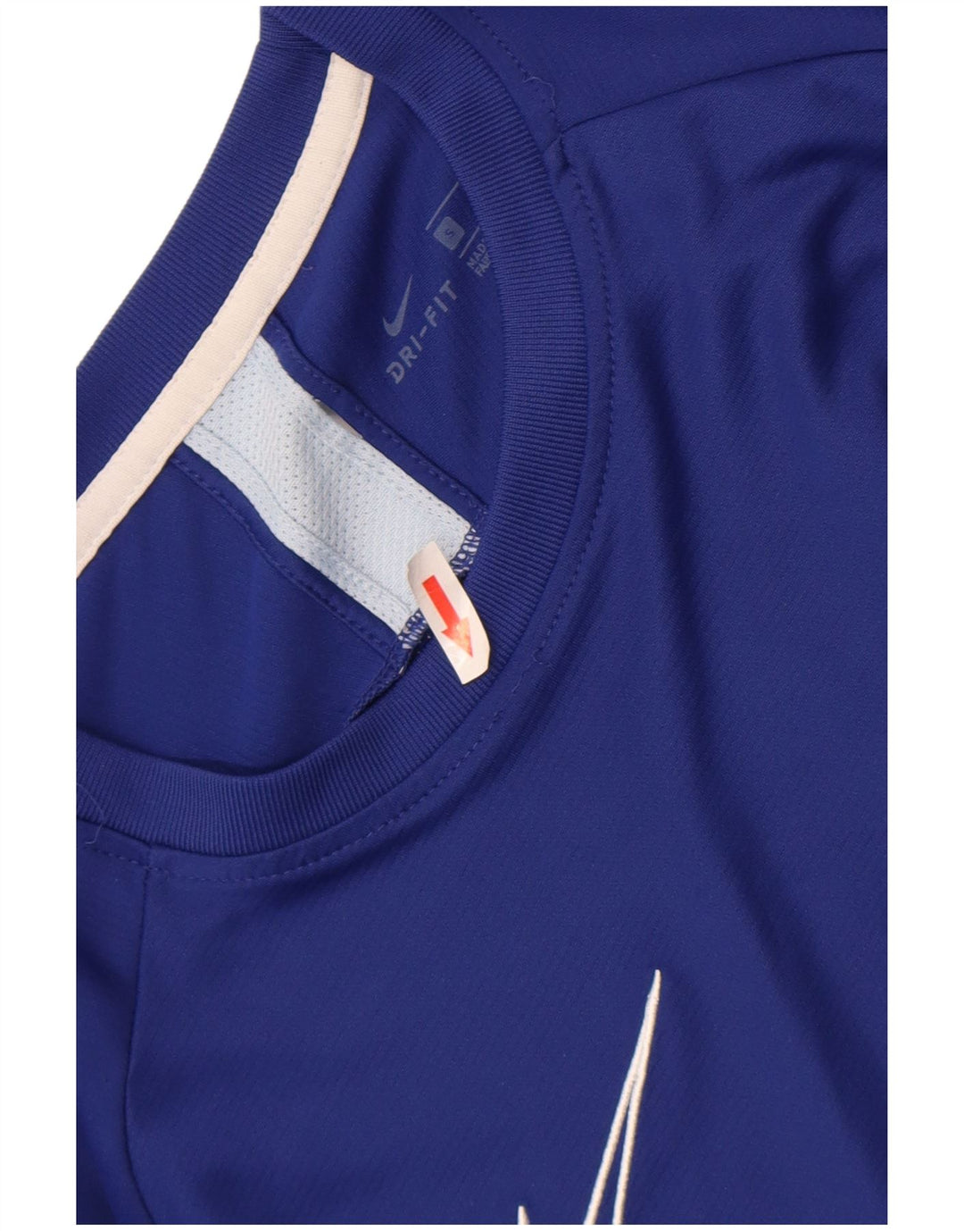 Nike Hommes Dri Fit T-Shirt Haut Petit Bleu Colorblock