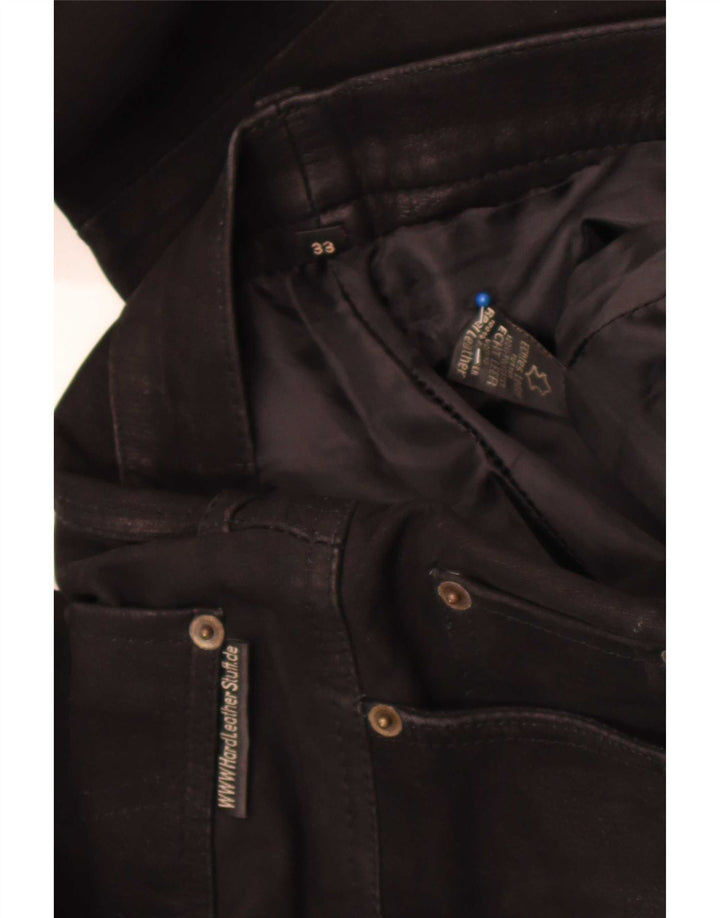 Pantalon droit homme Hard Leather Stuff W33 L30 noir