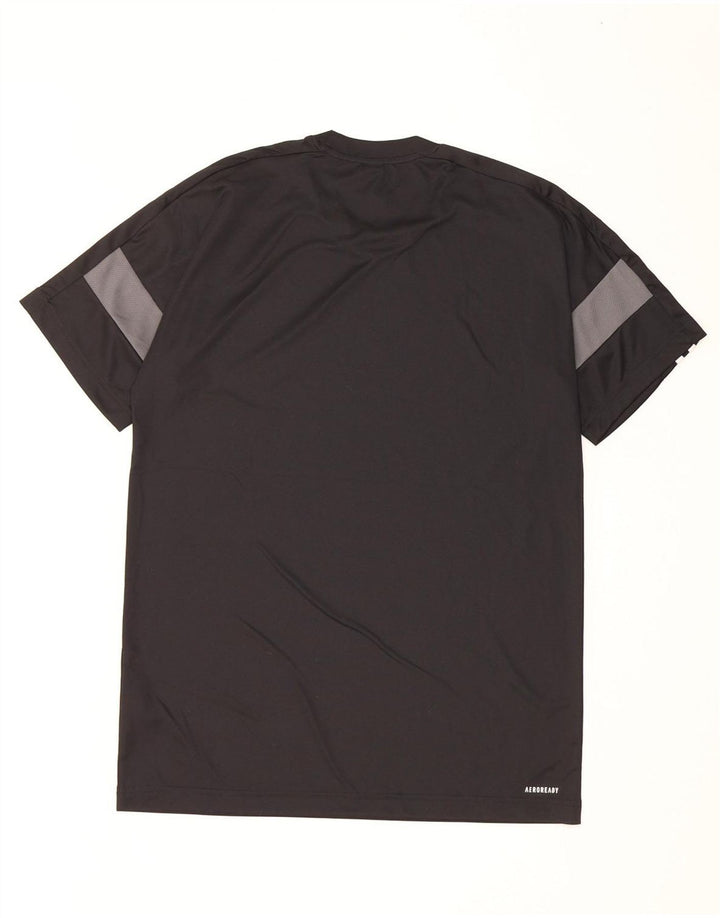 Adidas Hommes Aeroready T-Shirt Haut Noir Colorblock Polyester