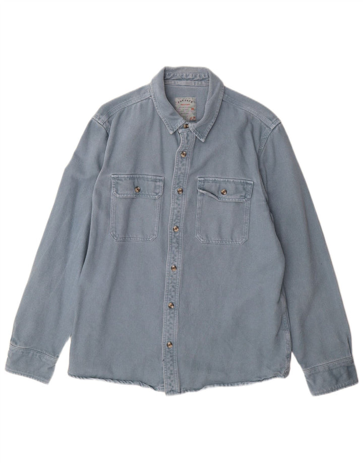 Chemise en jean homme Fat Face grand bleu coton