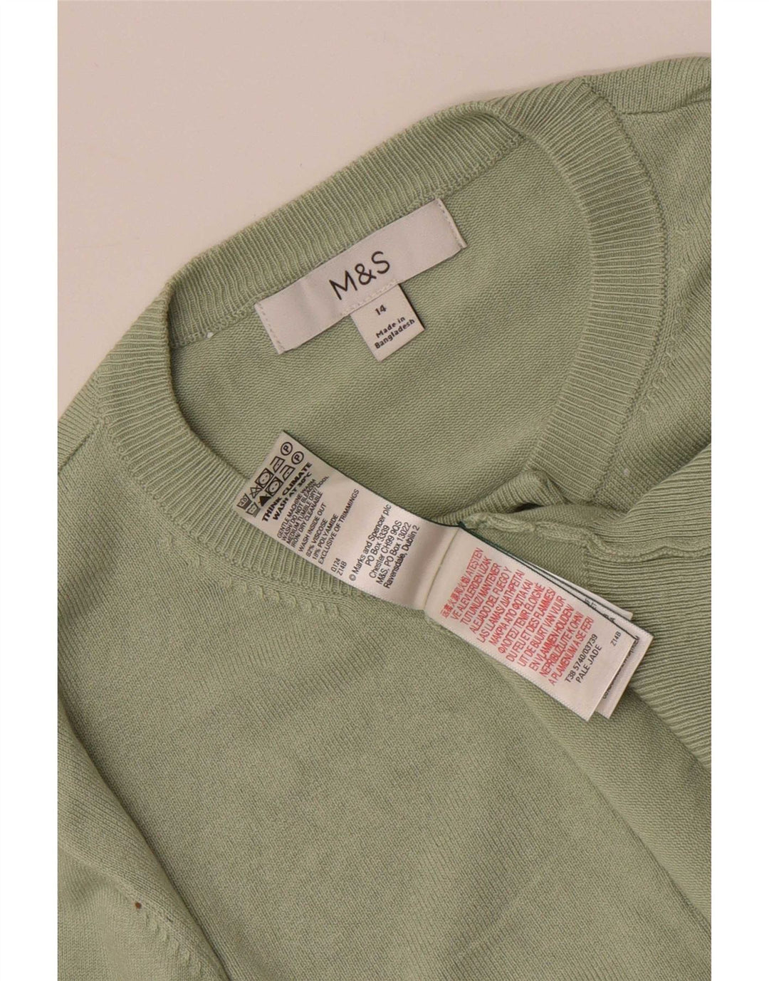 Marks & Spencer Cardigan pour femme en viscose vert moyen UK 44